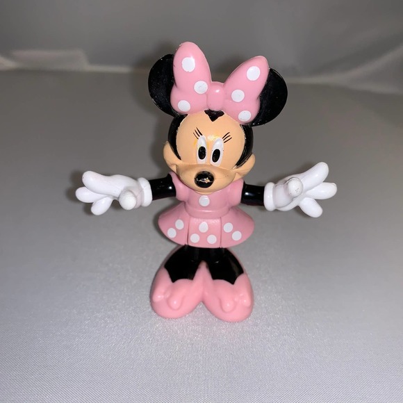 Disney Minnie Mouse 2.5" Fly N Slide Clubhouse Figurine - Picture 1 of 4